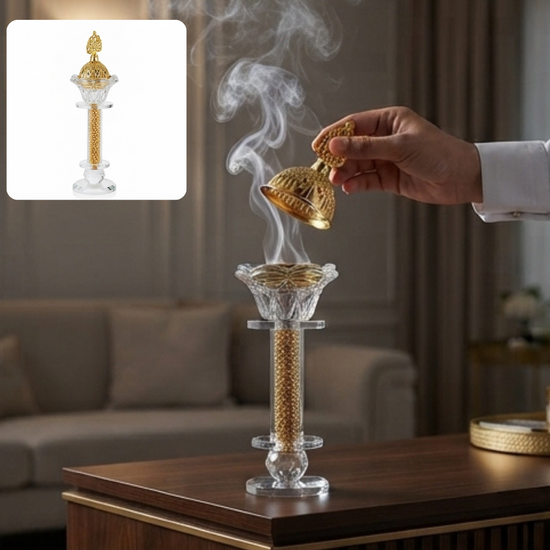 Diffuseur d’encens en cristal – Élégance et parfum raffiné pour intérieur