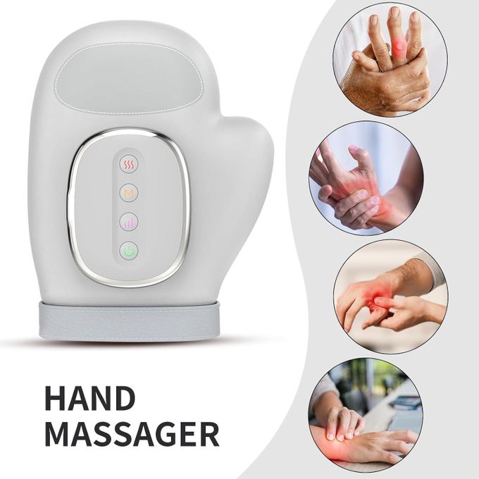 Appareil de massage pour les mains avec compression d’air et chaleur