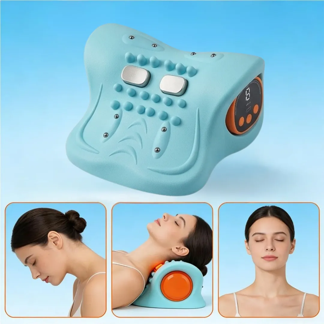 Masseur électrique sans fil pour nuque, épaules et dos avec chaleur